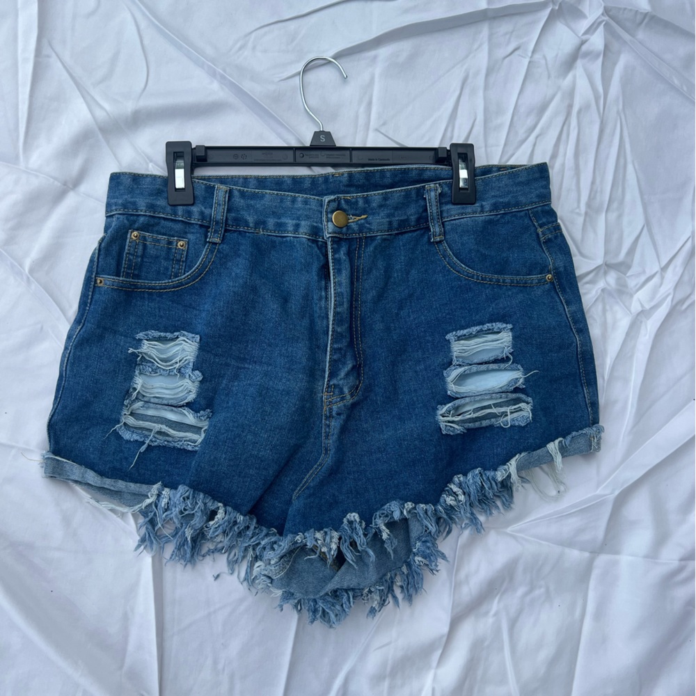High wasted Jean Shorts